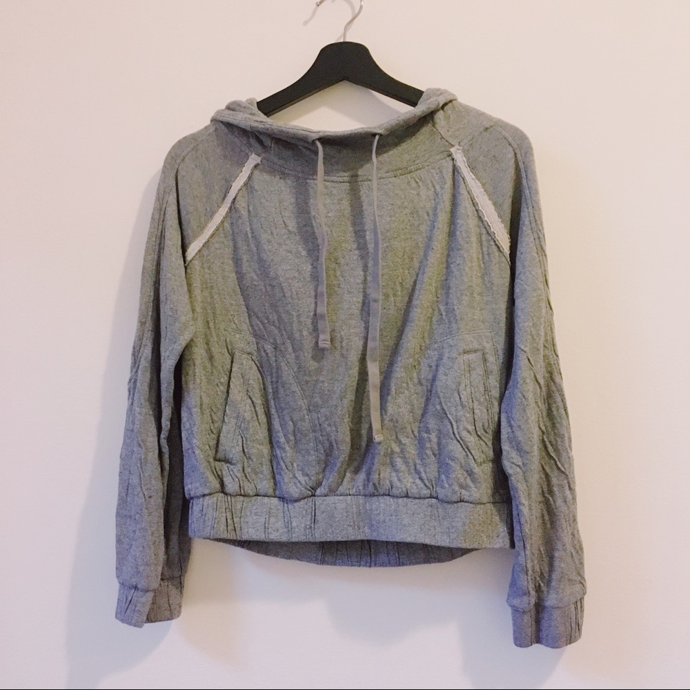 Free people hoodie, grey